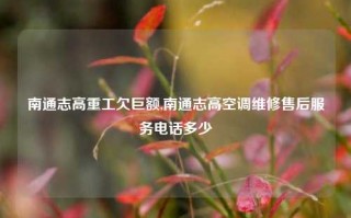 南通志高重工欠巨额,南通志高空调维修售后服务电话多少