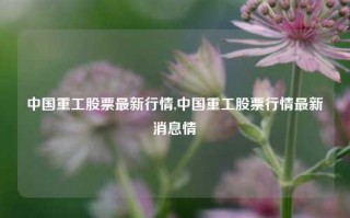 中国重工股票最新行情,中国重工股票行情最新消息情