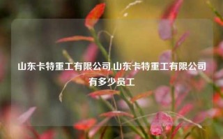 山东卡特重工有限公司,山东卡特重工有限公司有多少员工