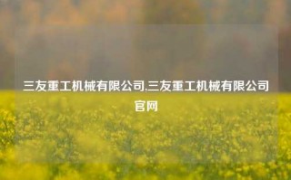 三友重工机械有限公司,三友重工机械有限公司官网