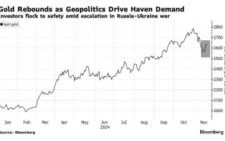 普京批准新版俄罗斯核威慑政策引发避险需求 黄金二连涨重回2600美元上方