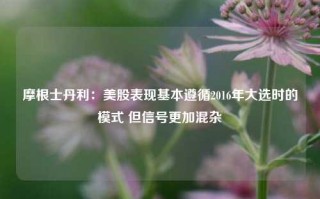 摩根士丹利：美股表现基本遵循2016年大选时的模式 但信号更加混杂