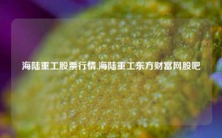 海陆重工股票行情,海陆重工东方财富网股吧