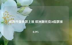 欧股开盘多数上涨 欧洲斯托克50指数涨0.19%