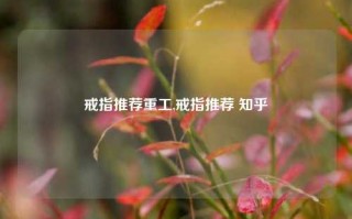 戒指推荐重工,戒指推荐 知乎