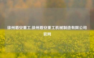 徐州盾安重工,徐州盾安重工机械制造有限公司官网