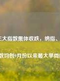 美股三大指数集体收跌，纳指、标普500指数均创9月份以来最大单周跌幅