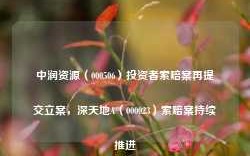 中润资源（000506）投资者索赔案再提交立案，深天地A（000023）索赔案持续推进