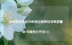 特朗普胜选后分析师拉响美经济衰退警报 可能性已升至75%