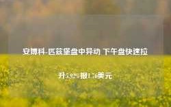 安博科-匹兹堡盘中异动 下午盘快速拉升5.92%报1.76美元