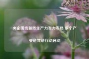 央企围绕新质生产力发力布局 多个产业链共链行动启动