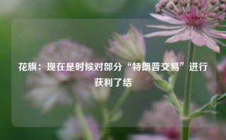 花旗：现在是时候对部分“特朗普交易”进行获利了结