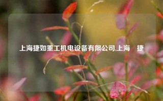 上海捷如重工机电设备有限公司,上海琻捷