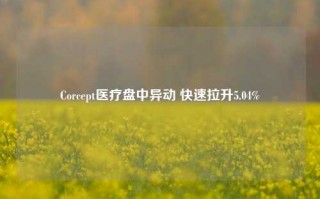 Corcept医疗盘中异动 快速拉升5.04%