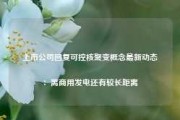 上市公司回复可控核聚变概念最新动态：离商用发电还有较长距离