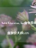 Barnes  Noble Education, Inc盘中异动 下午盘股价大跌5.13%