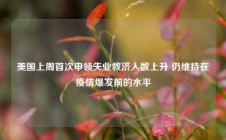 美国上周首次申领失业救济人数上升 仍维持在疫情爆发前的水平