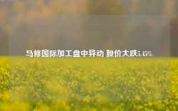 马修国际加工盘中异动 股价大跌5.45%