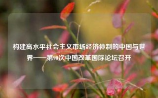 构建高水平社会主义市场经济体制的中国与世界——第90次中国改革国际论坛召开