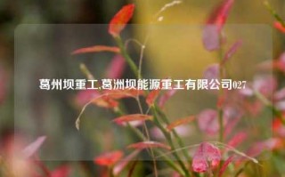 葛州坝重工,葛洲坝能源重工有限公司027