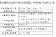 凯里东南村镇银行被罚30万元：未严格执行风险管理及内控制度严重违反审慎经营规则