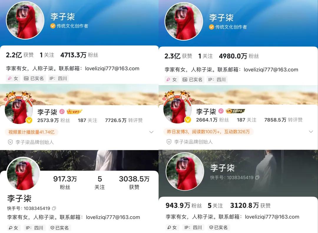 李子柒，一夜涨粉380万-第3张图片-山东威力重工