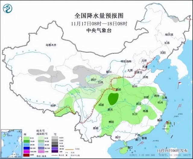 冷冷冷！大风＋降温都来了！全国冰冻线进程图出炉，这些地方雨雪天气持续在线-第3张图片-山东威力重工