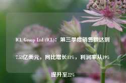 ICL Group Ltd (ICL)：第三季度销售额达到7.53亿美元，同比增长11%，利润率从19%提升至22%-第1张图片-山东威力重工