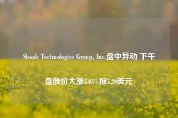 Shoals Technologies Group, Inc.盘中异动 下午盘股价大涨5.05%报5.20美元-第1张图片-山东威力重工