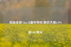 自由全球 Class B盘中异动 股价大涨6.19%报13.07美元-第1张图片-山东威力重工