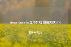 Emeren Group Ltd盘中异动 股价大跌5.37%报1.90美元-第1张图片-山东威力重工