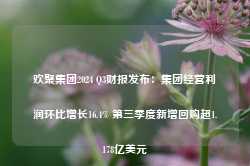 欢聚集团2024 Q3财报发布：集团经营利润环比增长16.4% 第三季度新增回购超1.178亿美元-第1张图片-山东威力重工